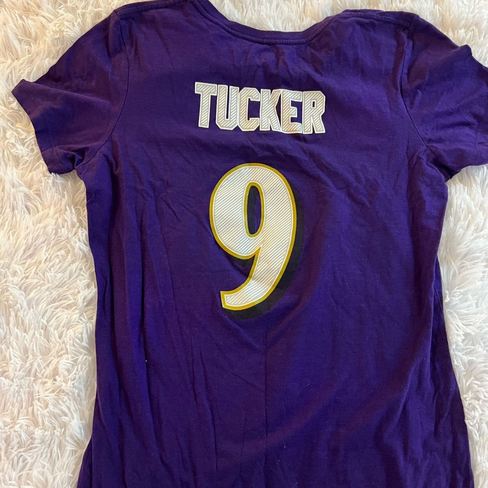 Baltimore Ravens Justin Tucker women’s jersey shirt size M